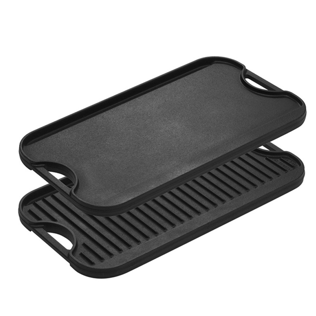 Lodge 20 x 10.5 Inch Cast Iron Reversible Grill/Griddle