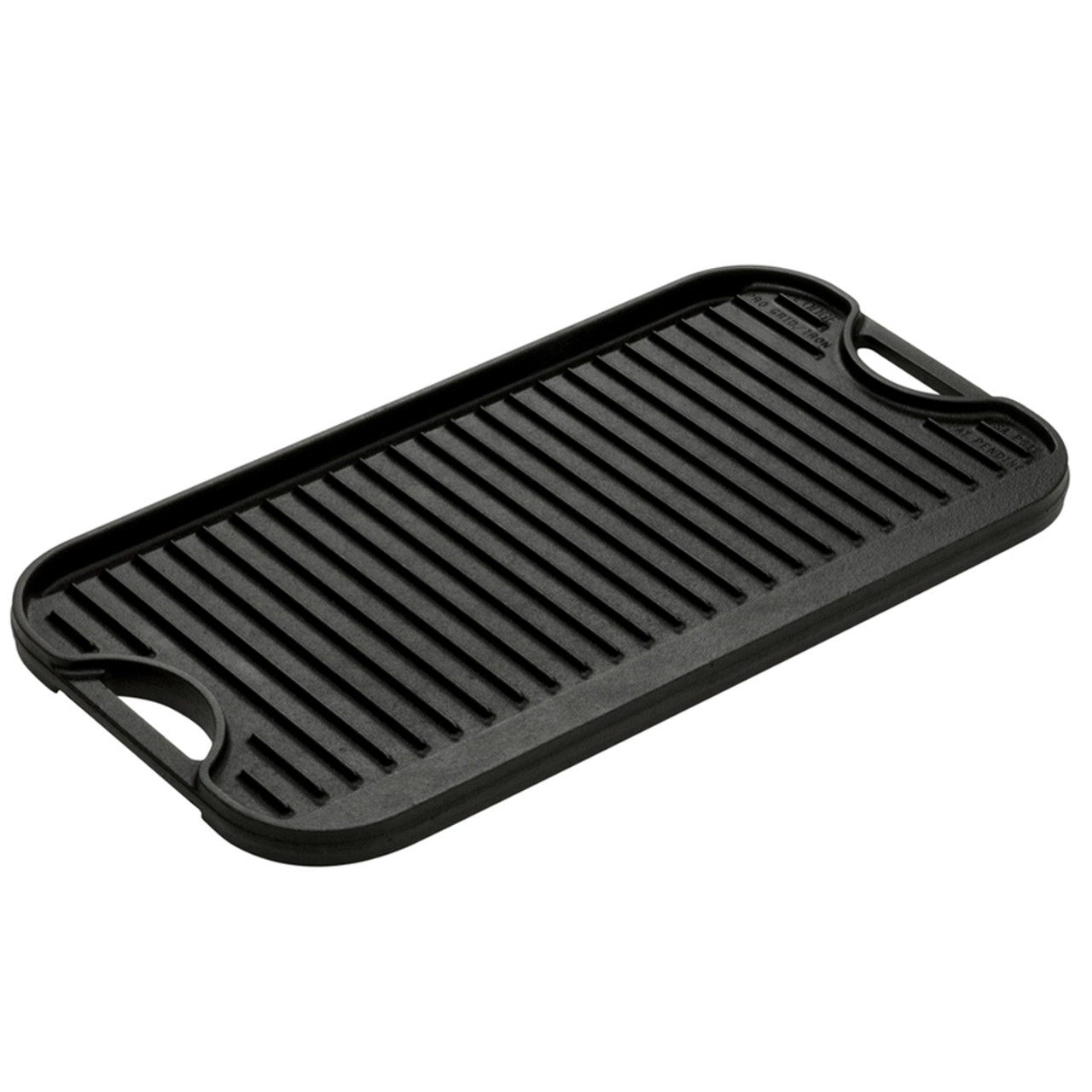 Lodge Cast Iron Grill 10.5 Skillet Pan Seasoned Square Griddle