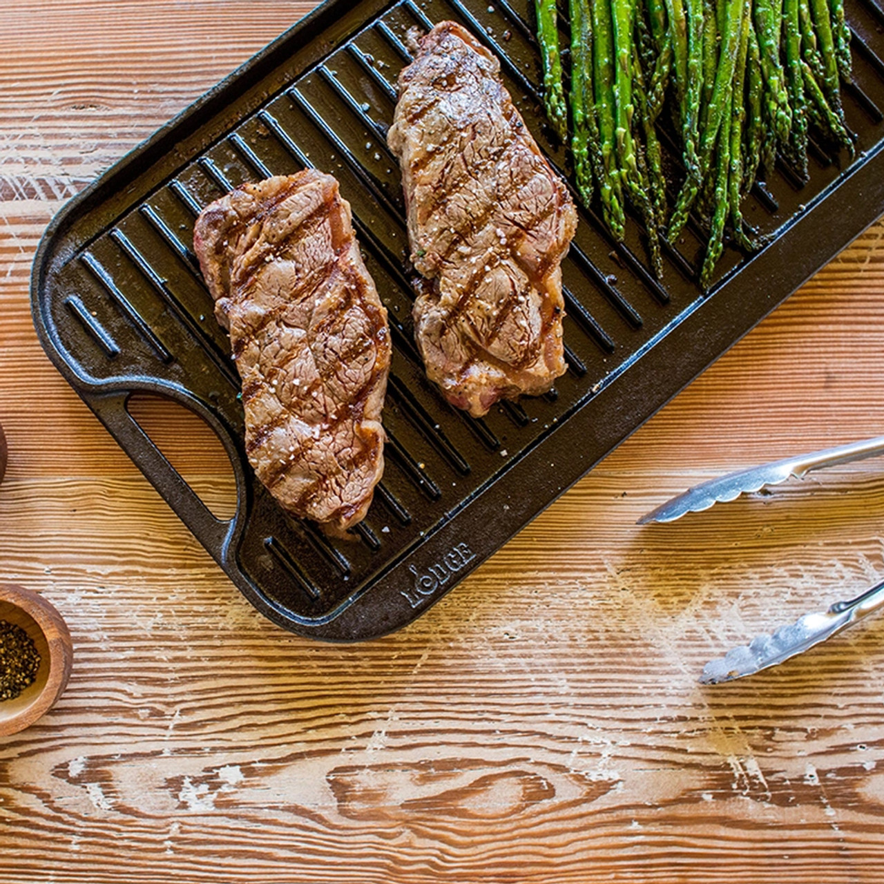 Lodge Cast-Iron Reversible Grill & Griddle Pan