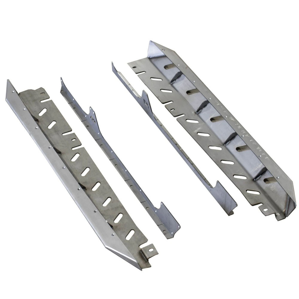 Motobilt Crusher Rocker Guards with Step, Jeep Wrangler JLU