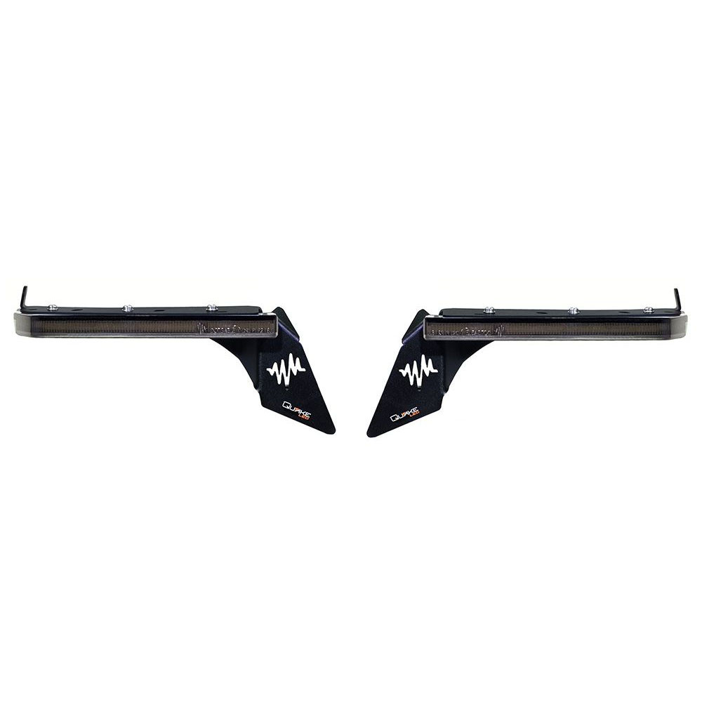Quake LED Smoked DRL Fender Chop Kit, Jeep Wrangler JL/Gladiator JT