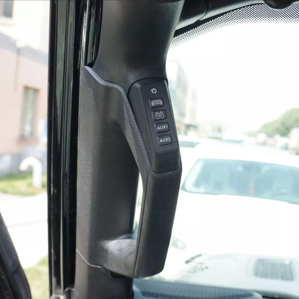 Voswitch JL400 Grab Handle Switch Panel, 18-23 Jeep Wrangler JL