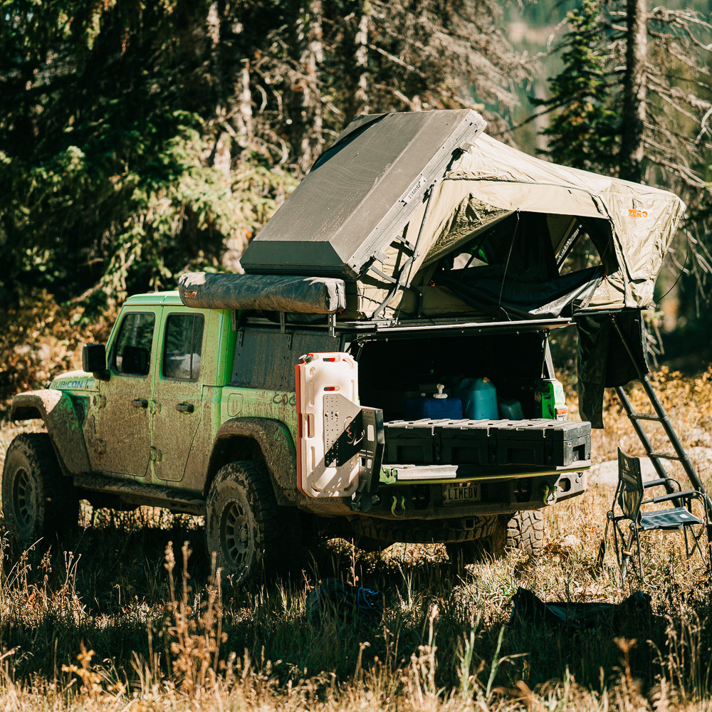 Jeep Gladiator JT XCAP Enclosure for XPLOR Half Height Bed Rack by