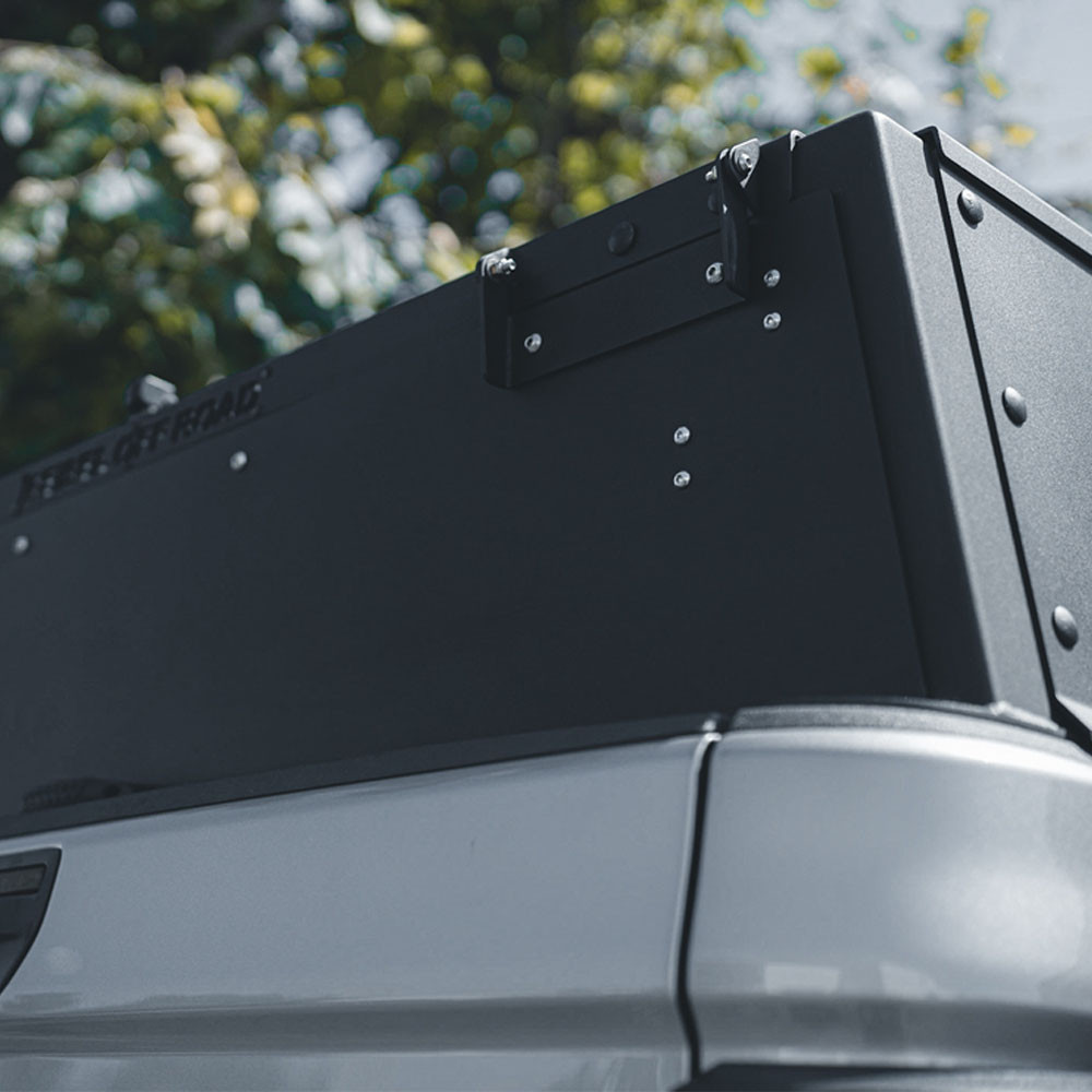 Jeep Gladiator JT XPLOR Rack Half Height Rear Hatch by Rebel Off Road