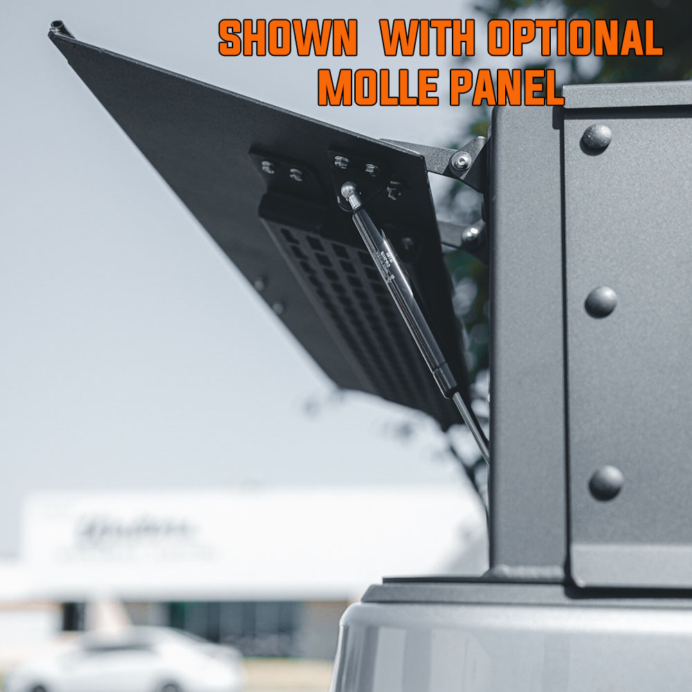Jeep Gladiator JT XPLOR Rack Half Height Rear Hatch by Rebel Off Road