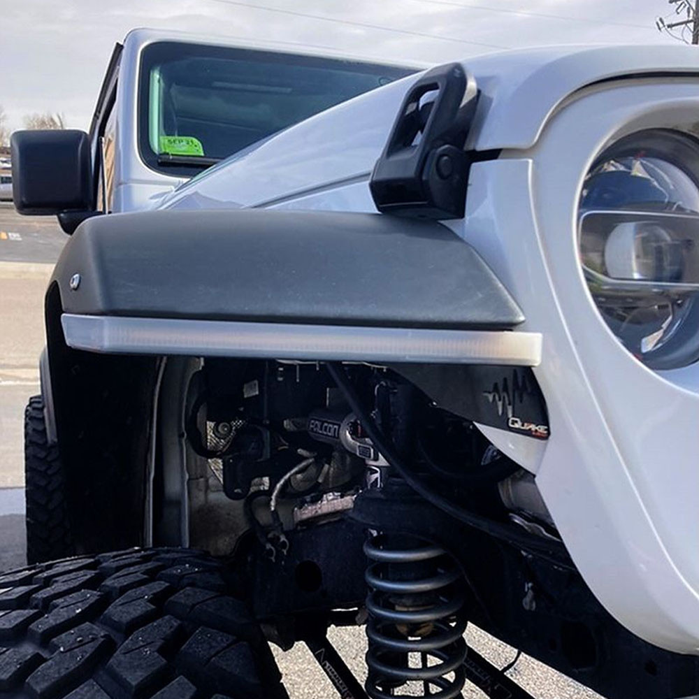 Quake LED Jeep JL/JT Sahara/Overland Fender DRL Chop Kit w