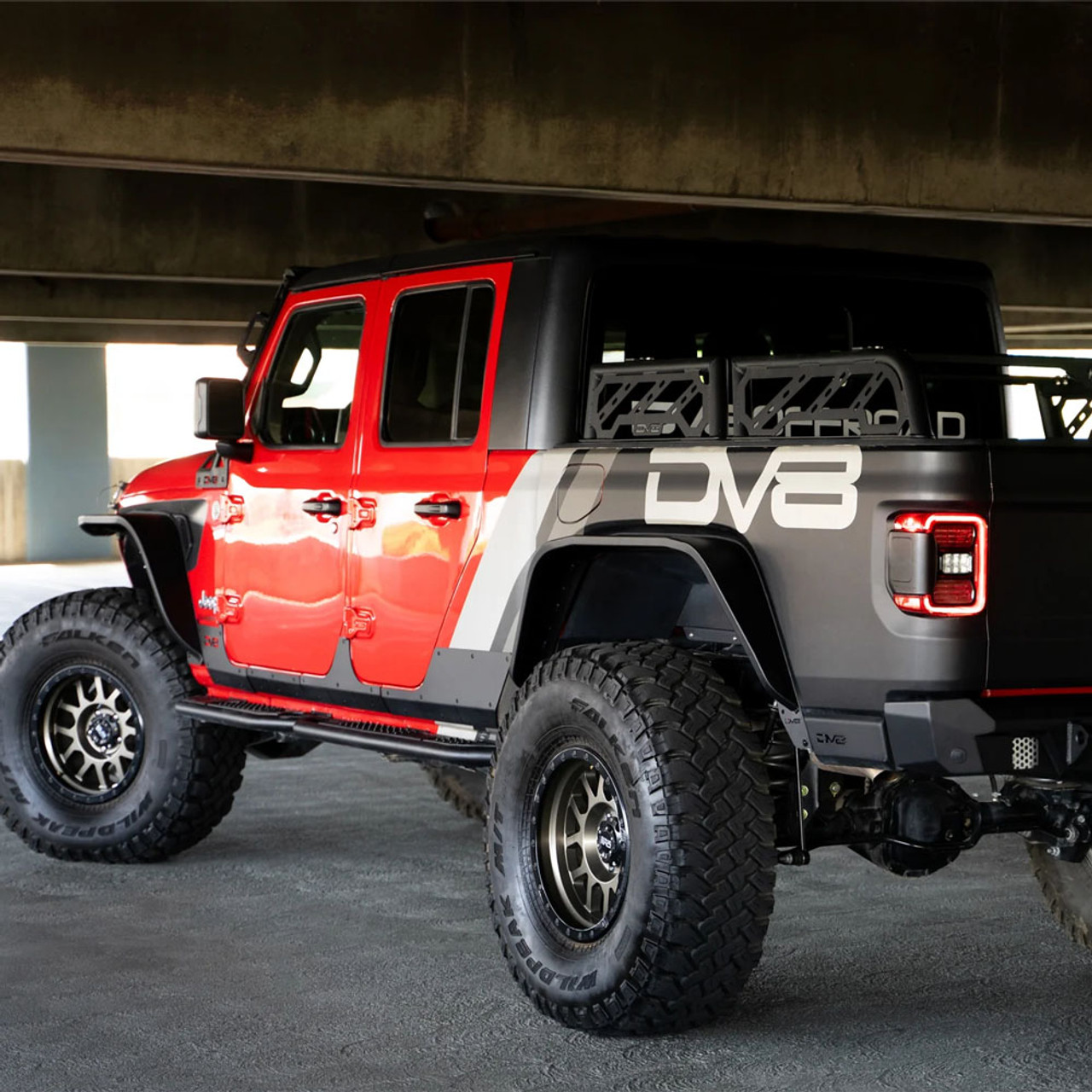 【新品】Jeep Gladiator JTハイフェンダー用 4本セット DV8 Slim Fender Flares (Set of 4), Jeep Gladiator JT Gladiator