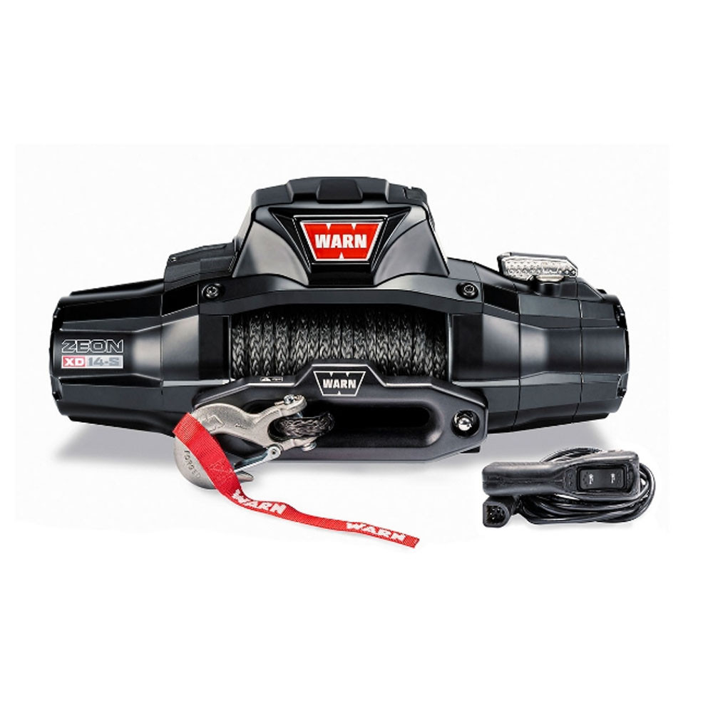 Warn Zeon XD 14-S 14,000 Lb Winch, Synthetic Rope - 110014