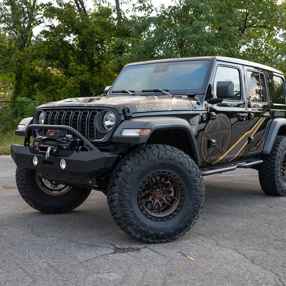 Rebel Off Road Trailhead Series Mid Width Front Bumper, Jeep JK/JT/JL