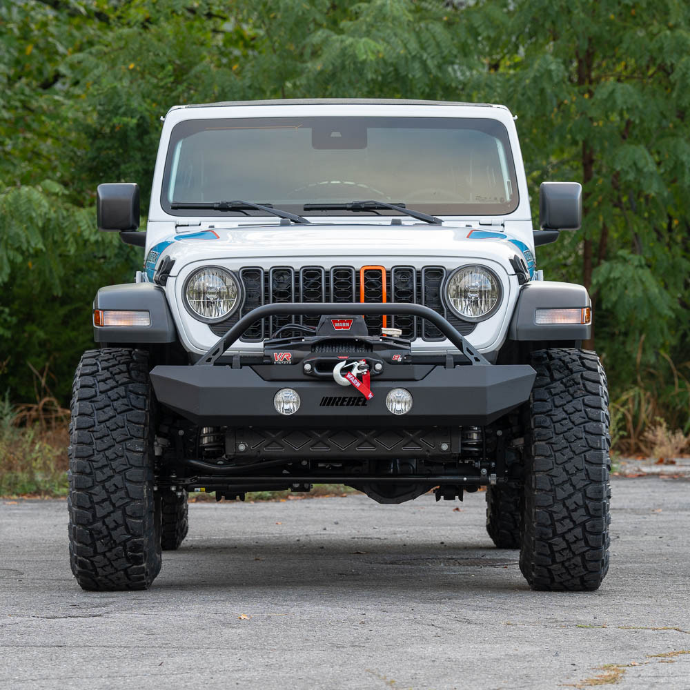 Rebel Off Road Trailhead Series Mid Width Front Bumper, Jeep JK/JT/JL
