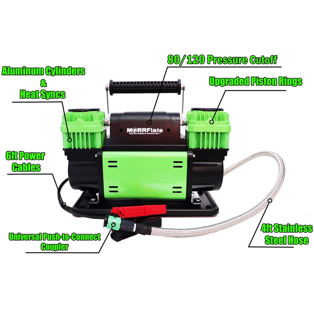 MORRFlate TenSix 12v Portable Off Road Air Compressor