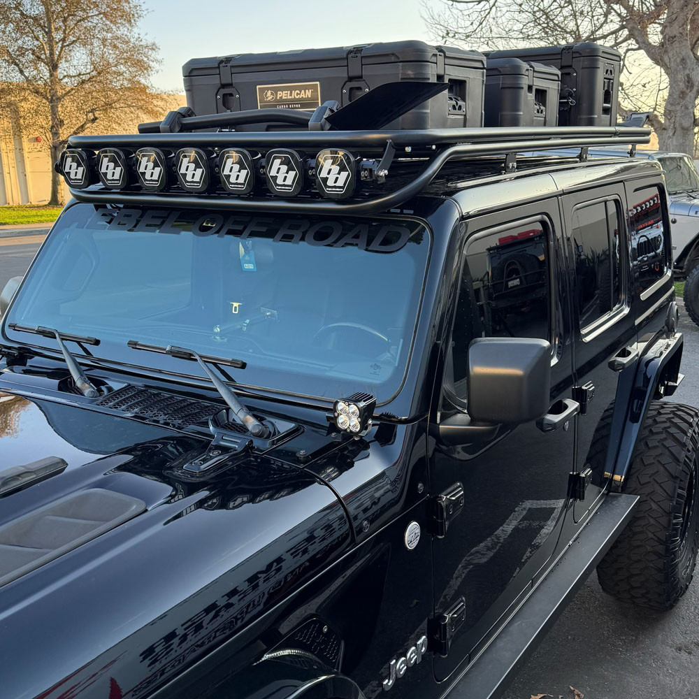 Jeep Wrangler JK, JL & Gladiator JT Fallen Halo Roof Rack by Rebel Off Road