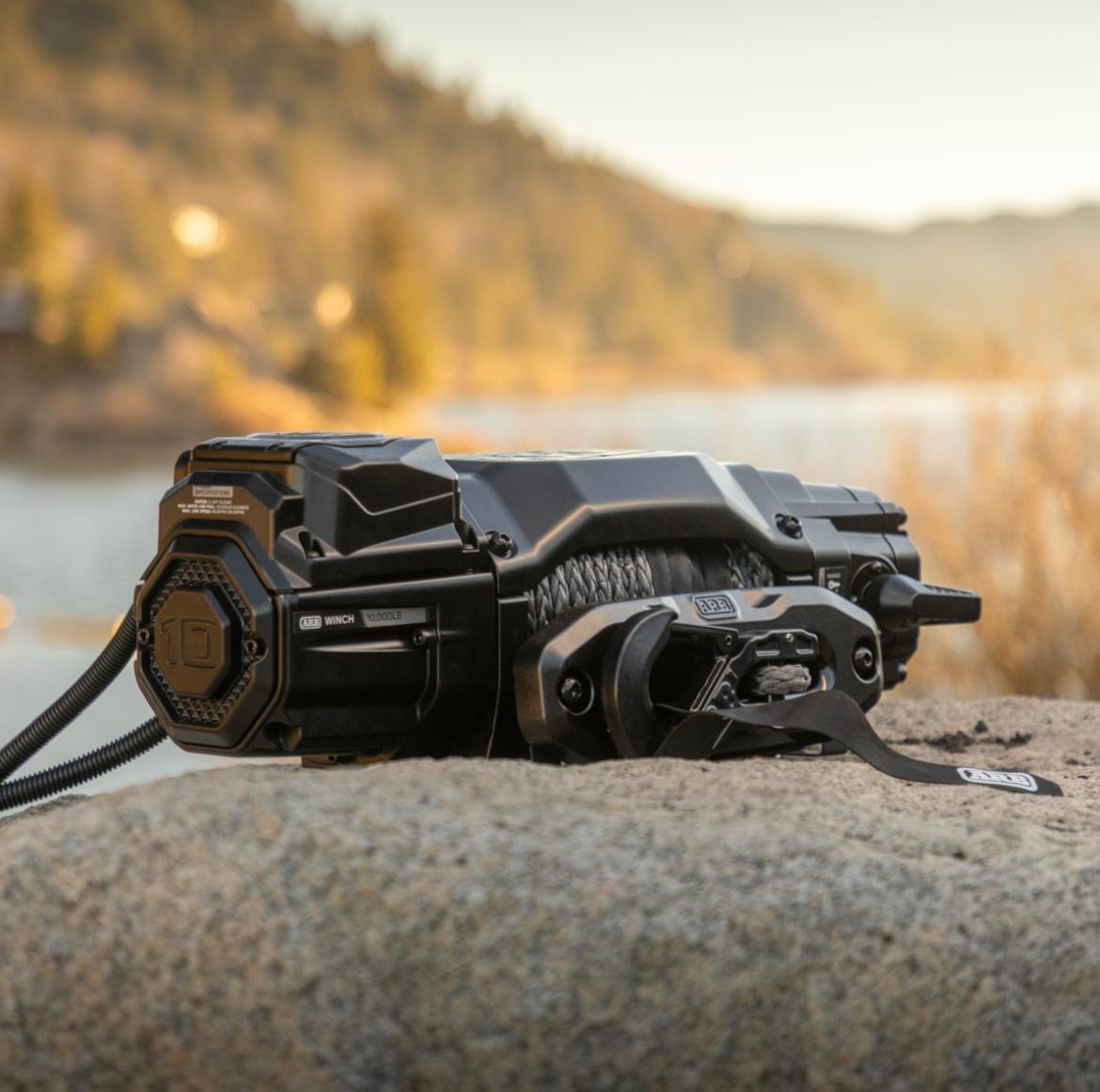 ARB 10,000lb Winch, Synthetic Rope, Integrated Control Box
