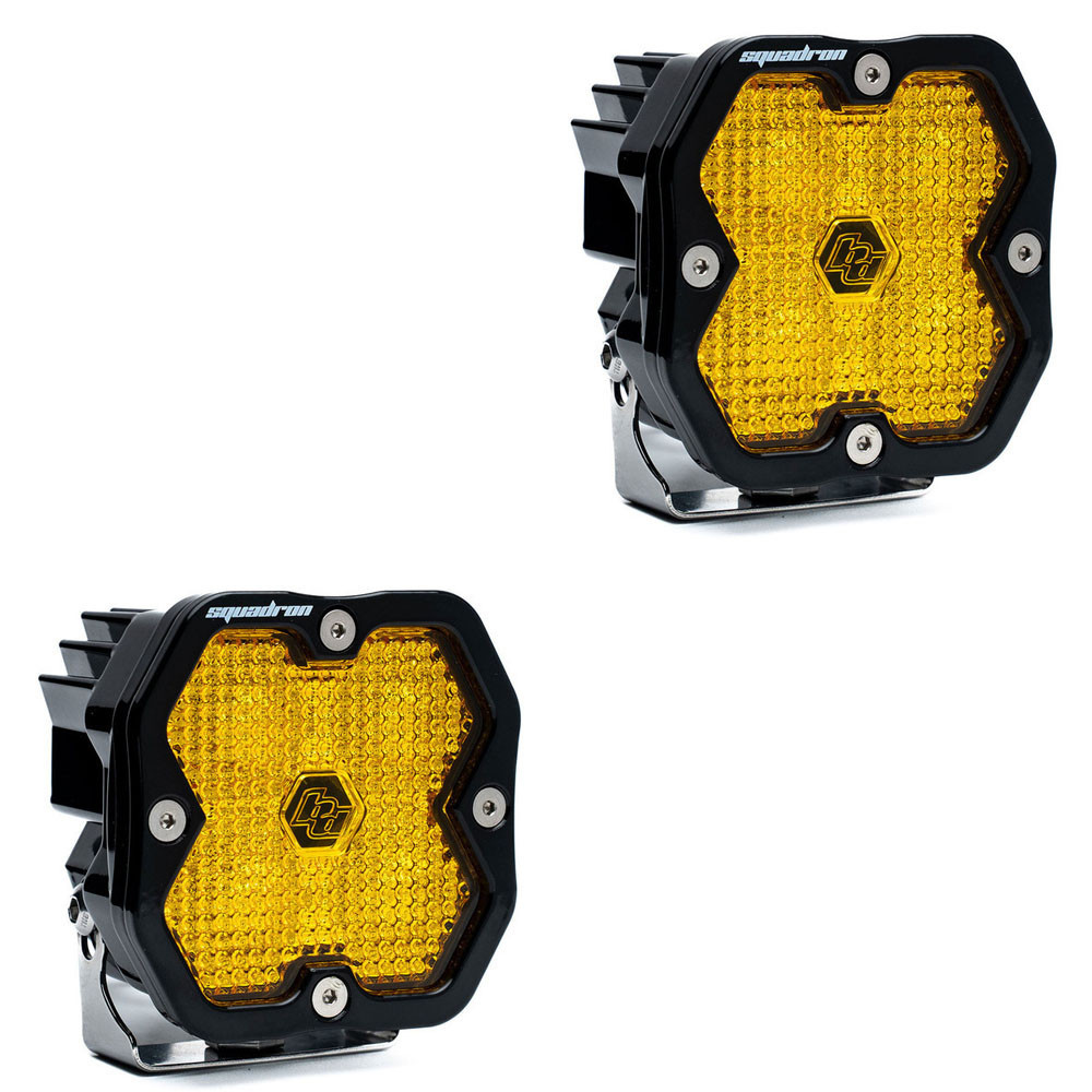新品 bajadesigns Squadron Sport Pair Amber Baja Designs Squadron Sport 2.0 LED Light, Pair