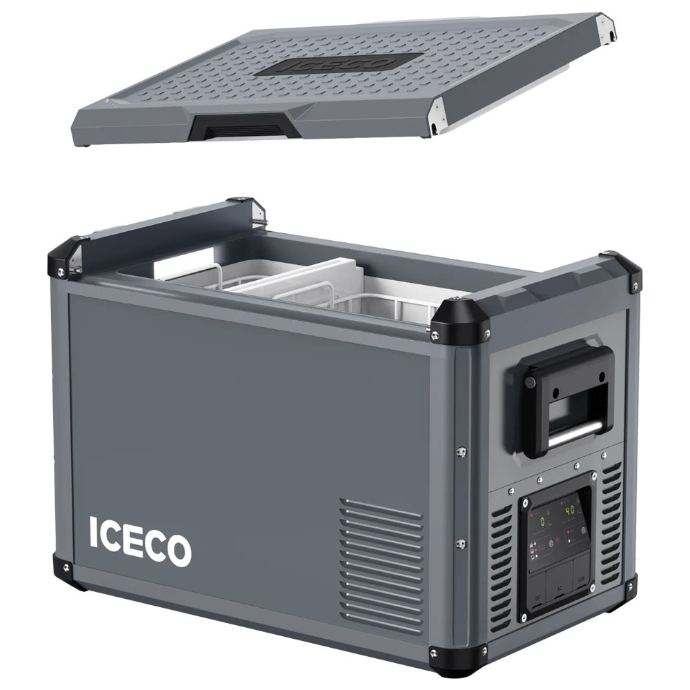 Iceco VL45 Pro-D Dual Zone Portable Fridge Freezer, 47.5 Qt