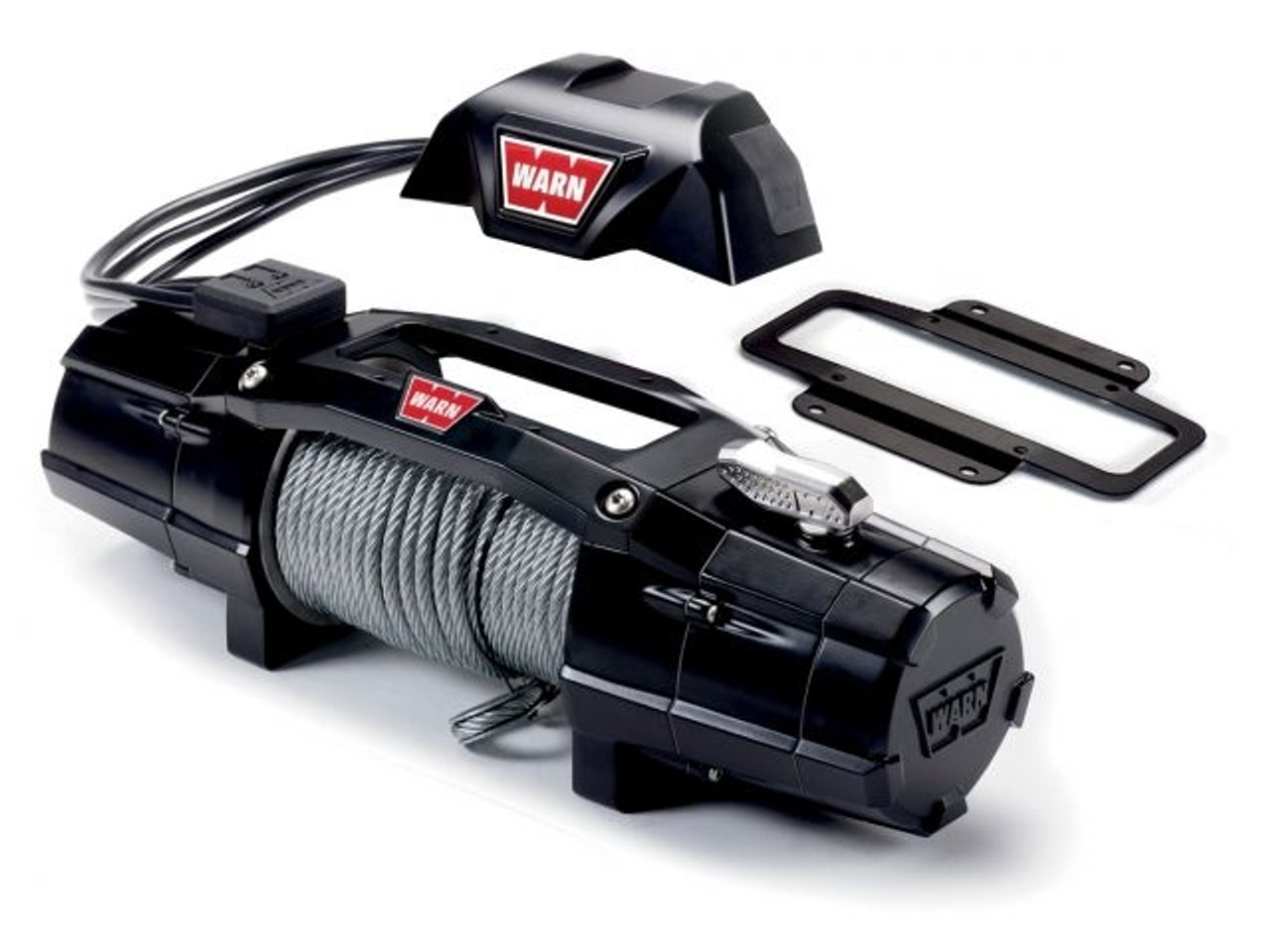 WARN 88980 ZEON Winch with 100' Wire Rope and Roller Fairlead