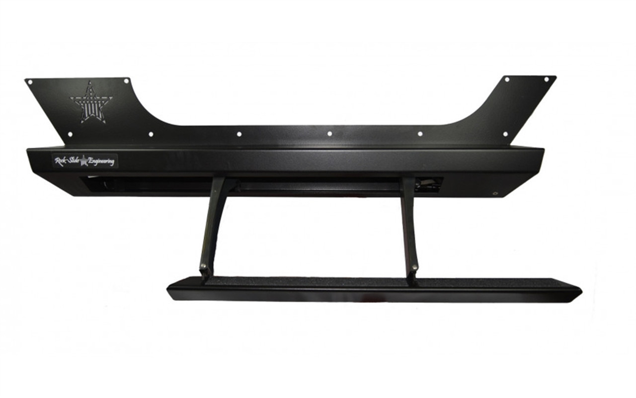 Rock-Slide Engineering Step Sliders, 07-17 Jeep Wrangler JK 2D