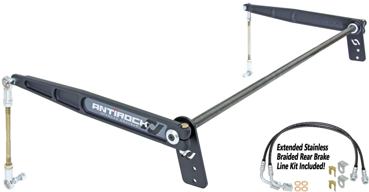 ✴arks✴ Rock Jock 4x4 JK 4D Antirock® Rear Sway Bar Kit (Steel Arms
