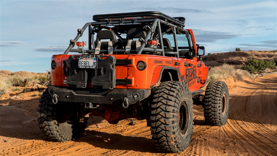 Jeep JK Wrangler Bak-Pax Spare Tire Delete Kit by Rebel Off Road