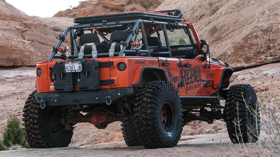 Jeep JK Wrangler Bak-Pax Spare Tire Delete Kit by Rebel Off Road