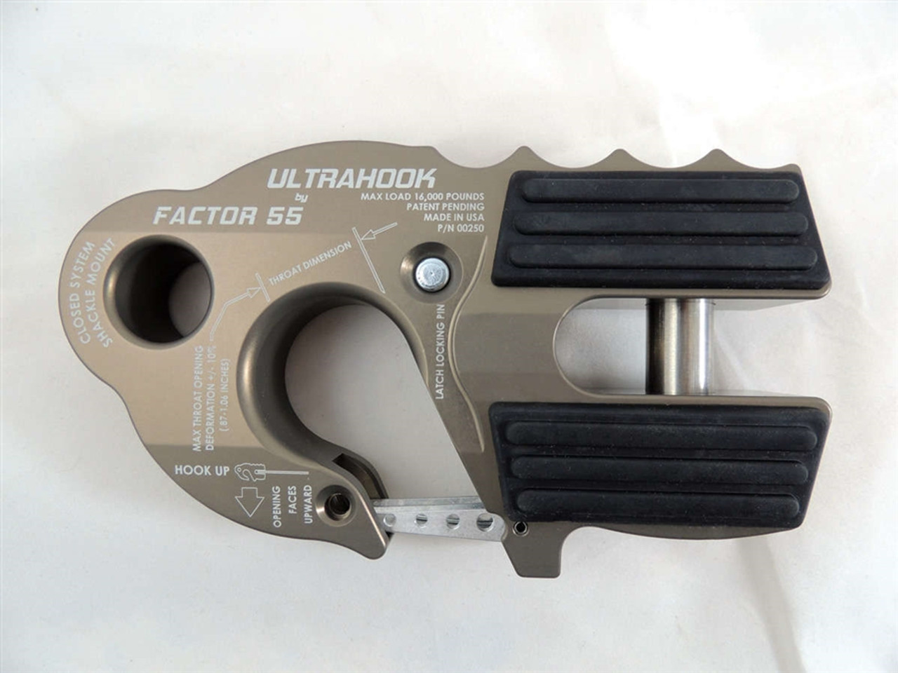 FACTOR 55 UltraHook Winch Hook W/Shackle Mount