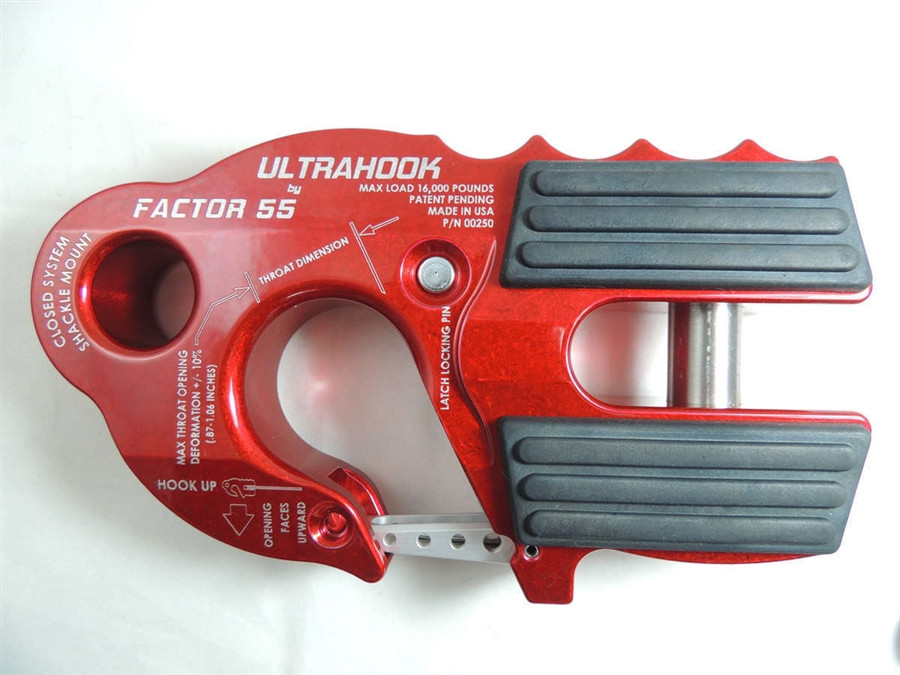 FACTOR 55 UltraHook Winch Hook W/Shackle Mount