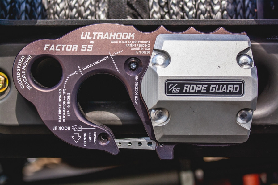 FACTOR 55 UltraHook Winch Hook W/Shackle Mount