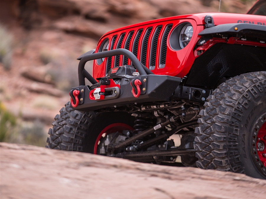 GenRight Off Road JEEP JL/JT (2018+) ULTRA CLEARANCE LO-PRO WINCH