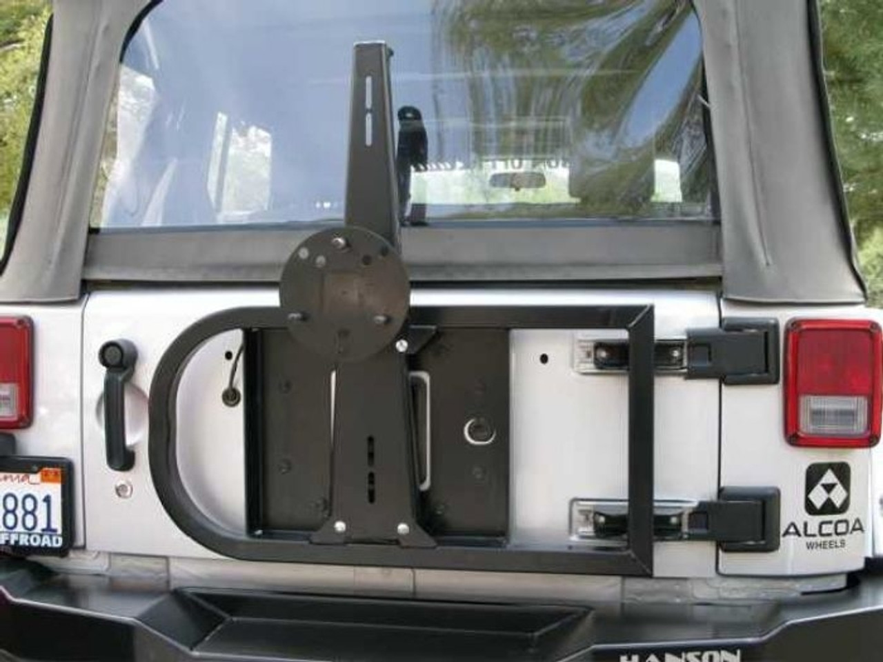 Hanson Jk Tailgate Mount Tire Carrier