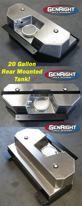 Genright Crawler Gas Tank, Jk - Rear Tank Only