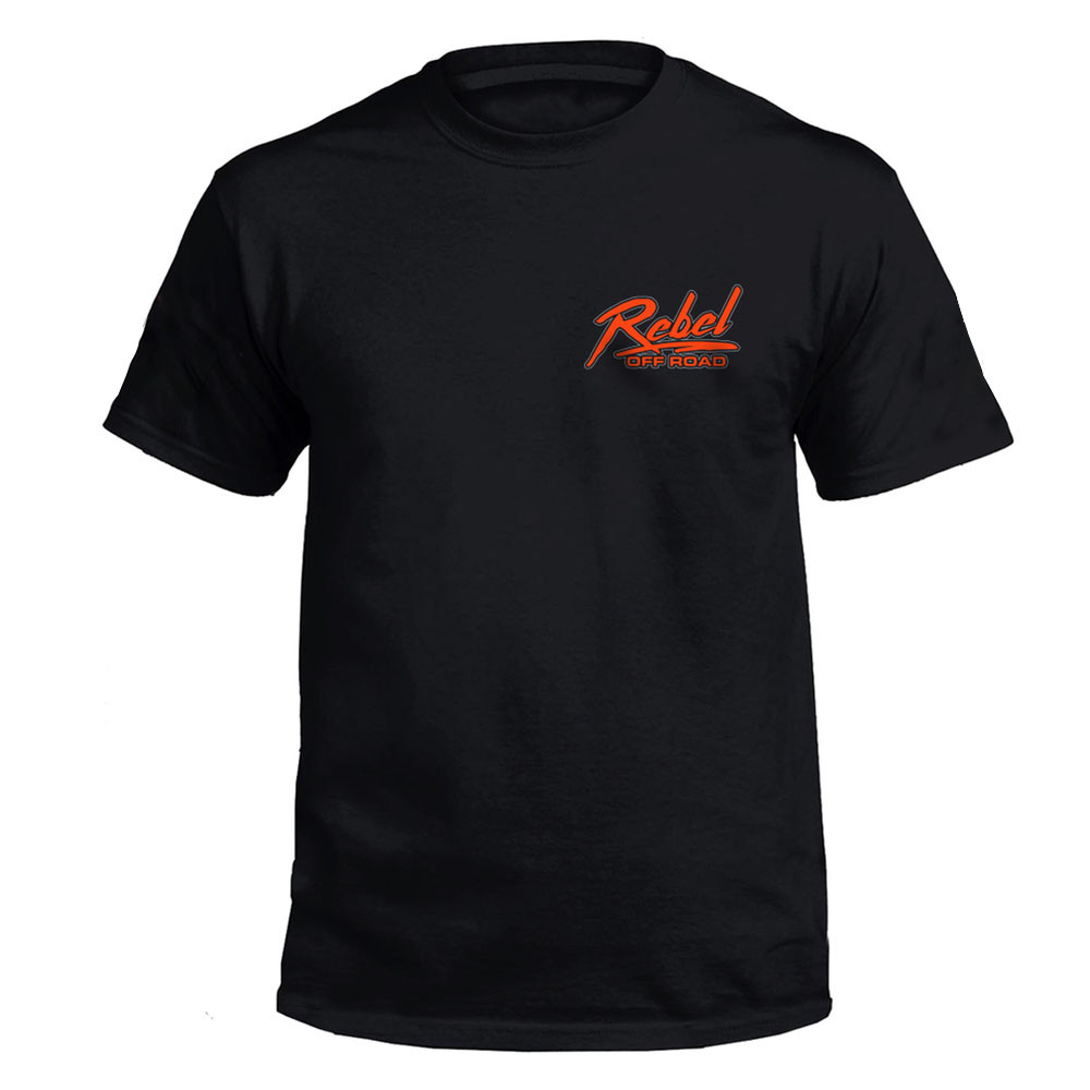 Rebel Off Road Working Man's Black TShirt