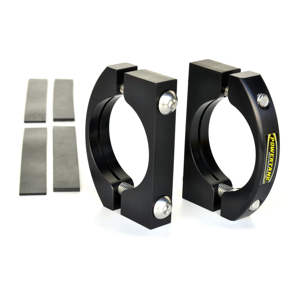 Power Tank Billet Aluminum Roll Bar Clamps, Black