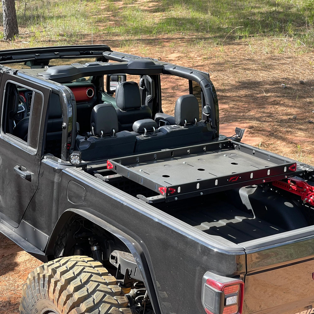 Motobilt Interior Cargo Storage Rack, Jeep JL, JLU, JT, JK, JKU