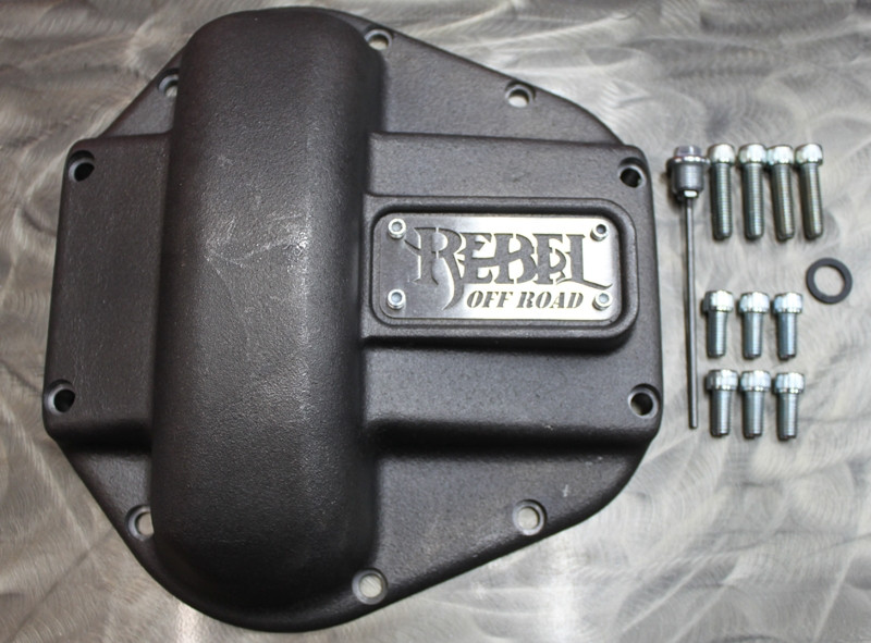 Currie Enterprises Dana 44 Cast Differential Cover Textured Red