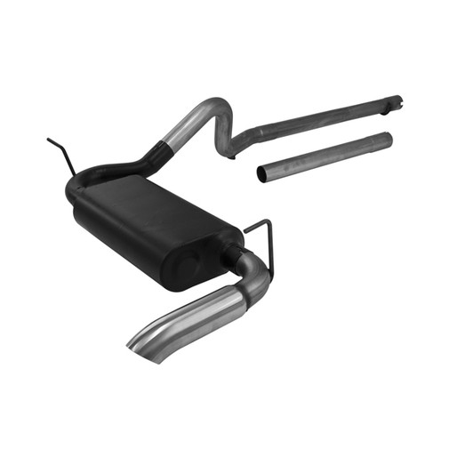 Product SpecificationSpecial NoteFits Both 2 Door And 4 Door ModelsApplication Note2007 to 2014 Jeep Wrangler JK with a 3.6L or 3.8L V6 engine, fits both 2 door and 4 door models.FeaturesFor the person who wants a subtle custom appearance with all the benefits that a Flowmaster Cat-back exhaust system provides. S.O.R. (Single out rear) systems are the perfect choice. Force II systems deliver a moderate exterior tone and moderate to mild interior tone, and are suited to customers looking for efficiency improvements without a lot of noise. Like all Flowmaster systems, the benefits include improved throttle response, power and mileage. Designed for an easy fit, these systems include all necessary parts and hardware for easy installation.Product Attributes2WD/4WD4WDExhaust seriesForce IIExit positionSingle Rear ExitHeat shieldNoneInlet diameter (inches)2.50MaterialStainless SteelMuffler part numberKit OnlyMuffler quantity1Muffler seriesSuper 50 SeriesOutlet diameter (inches)2.50Single dualSingleSound levelMild soundSystem typeCat-back SystemTip diameter (inches)3.00Tip quantity1Tubing diameter (inches)2.50 Product SpecificationSpecial NoteFits Both 2 Door And 4 Door ModelsApplication Note2007 to 2014 Jeep Wrangler JK with a 3.6L or 3.8L V6 engine, fits both 2 door and 4 door models.FeaturesFor the person who wants a subtle custom appearance with all the benefits that a Flowmaster Cat-back exhaust system provides. S.O.R. (Single out rear) systems are the perfect choice. Force II systems deliver a moderate exterior tone and moderate to mild interior tone, and are suited to customers looking for efficiency improvements without a lot of noise. Like all Flowmaster systems, the benefits include improved throttle response, power and mileage. Designed for an easy fit, these systems include all necessary parts and hardware for easy installation.Product Attributes2WD/4WD4WDExhaust seriesForce IIExit positionSingle Rear ExitHeat shieldNoneInlet diameter (inches)2.50MaterialStainless SteelMuffler part numberKit OnlyMuffler quantity1Muffler seriesSuper 50 SeriesOutlet diameter (inches)2.50Single dualSingleSound levelMild soundSystem typeCat-back SystemTip diameter (inches)3.00Tip quantity1Tubing diameter (inches)2.50