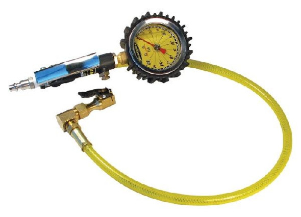 Powertank Tire Inflator, 60 Psi, Clip-On Chuck, 24" Whip