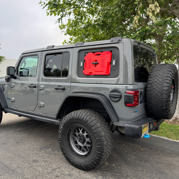 Blackout Window Storage For Jeep Wrangler