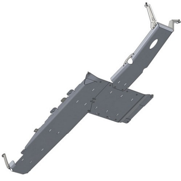 Artec Full Belly pan Skid Plate with Oil Door, Aluminum, Jeep JT Gladiator