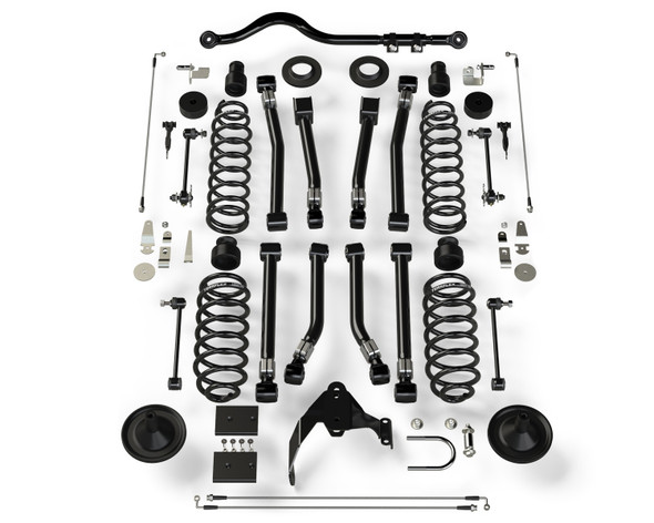 Teraflex JKU 4-Door 4” Lift Suspension System w/ 8 Alpine Flexarms & Track Bar Teraflex JKU 4-Door 4” Lift Suspension System w/ 8 Alpine Flexarms & Track Bar
