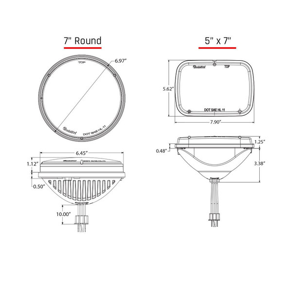 Truck-Lite® Heated Headlight Kits by RIGID - 55005 Truck-Lite® Heated Headlight Kits by RIGID - 55005