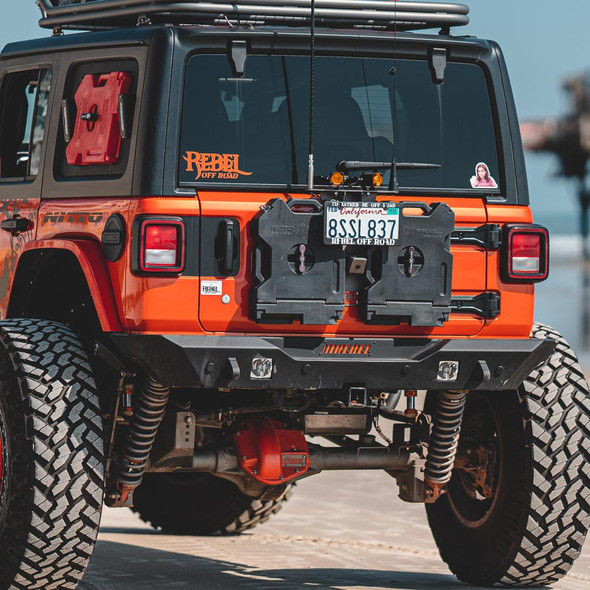 パーツ REBEL OFFROAD SUMMIT SERIES REAR BUMPER Rebel Off Road Summit Series Rear Bumper - 07-18 Jeep