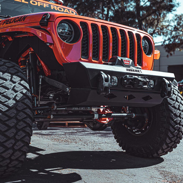 Jeep JL JK ラングラー バンパー REBEL OFF ROAD 正規品 Jeep Wrangler JL (18-23) Front Bumpers | Summit Series Rebel Off Road