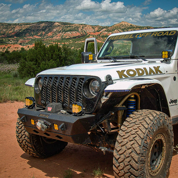 Rebel Off Road Summit Series Front Bumper w/Skid JK/JL/JT