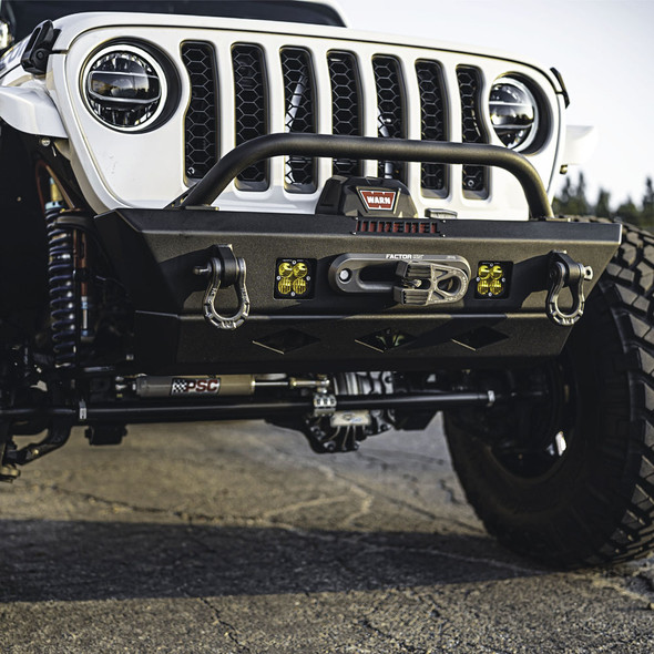 Jeep JK, JL & Gladiator JT Front Bumper, Hoop & Skid | Rebel Off Road