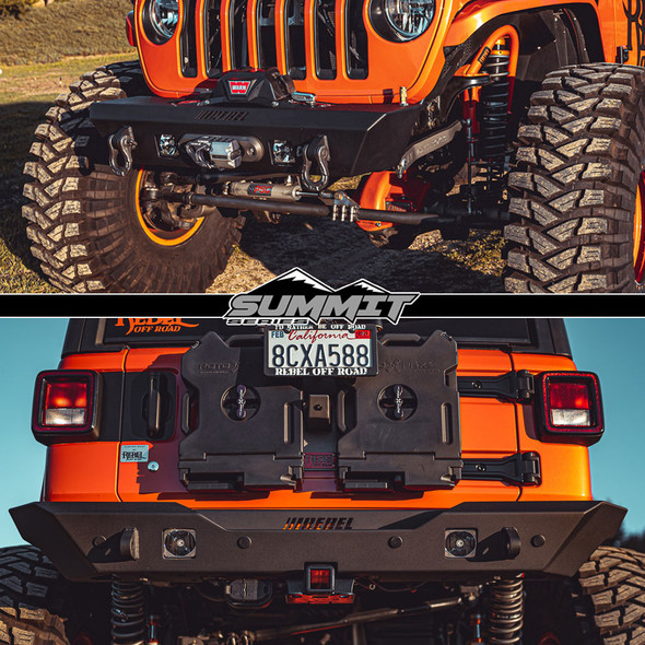Jeep Wrangler JK & JL Front & Rear Bumper Bundle | Rebel Off Road
