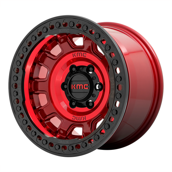 KMC WHEELS KM236 TANK BEADLOCK CANDY RED