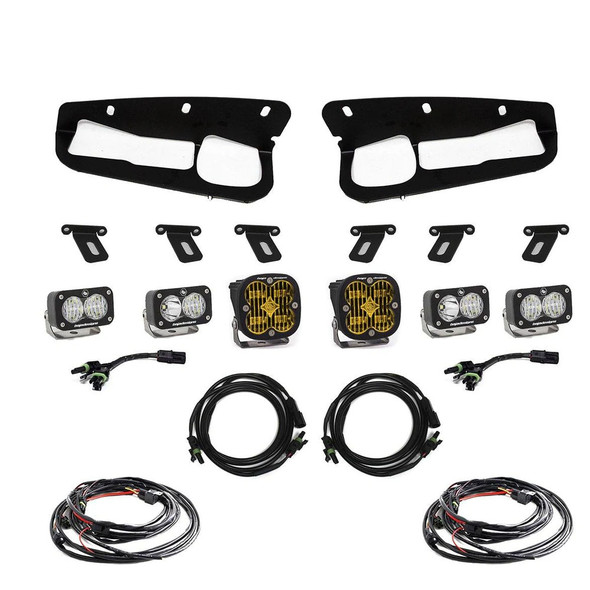 Baja Designs SAE LED Fog Light Pocket Kit, Ford Bronco 21+