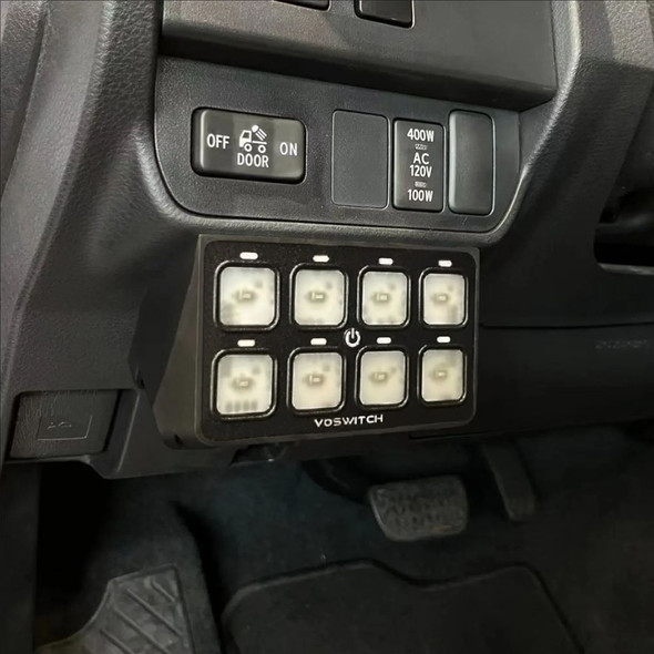 Voswitch JL300 Lower Dash Switch Panel, 2018+ Jeep Wrangler JL