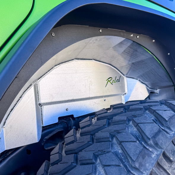 Rebel Off Road Aluminum Rear Inner Fender Liners, Jeep Wrangler JL