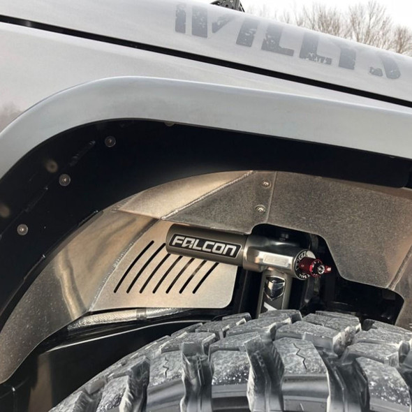 Rebel Off Road Aluminum Inner Fender Liners, Jeep Wrangler JK 07-17